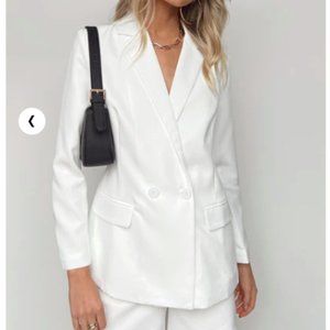 Princess Polly Jonna Blazer White